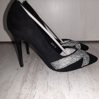 Нови черни официални обувки, снимка 6 - Дамски елегантни обувки - 41995332