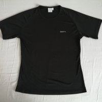 Craft дамска спортна тениска с къс ръкав в черен цвят р-р L, снимка 2 - Тениски - 41335675