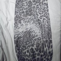 Интересна пола в спортно елегантен комплект със сив леопард, снимка 8 - Поли - 42158089