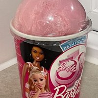 Нов детски комплект за баня Барби Barbie бомбички вана гъба за тяло, снимка 5 - Други - 40673298