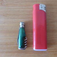Мини джобно ножче Бутилка 5 см, снимка 1 - Антикварни и старинни предмети - 44439190