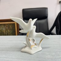 Порцланова фигура на гълъбите на мира. №3740, снимка 6 - Антикварни и старинни предмети - 40252849