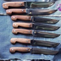 Ковани ножове от стомана 65г , снимка 1 - Други - 39637023