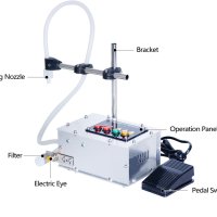 Автоматичен Дозатор за пълнене на течности в бутилки (алкохол, вино, масло) - транспортна лента, снимка 4 - Индустриална техника - 40564490