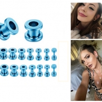 Флеш тунел разширител flesh tunnel plug earring, снимка 4 - Други - 36046771