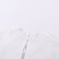 Дамски памучен топ в бяло с бродирани цветя, снимка 15 - Корсети, бюстиета, топове - 40494460