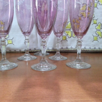 Ретро кристални чаши , снимка 6 - Антикварни и старинни предмети - 44810669