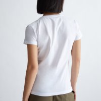 Оригинална дамска тениска, LİU JO, WHITE WALKING AROUND, снимка 3 - Тениски - 41317961