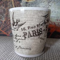порцеланова чаша за кафе с Айфеловата кула от Париж, Франция, снимка 4 - Чаши - 42085955
