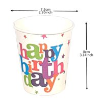 Картонени чаши за Рожден ден Парти , снимка 1 - Чаши - 42093613