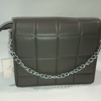 Дамска чанта 3192, сива, снимка 2 - Чанти - 44225991