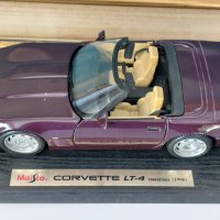 Maisto-Chevrolet Corvette LT-4 C4-1996-1/18 Метална количка, снимка 2 - Колекции - 35741342