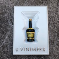 СОЦ реклама/табела, пано/ на коняк Pliska - VINIMPEX - ретро, снимка 1 - Антикварни и старинни предмети - 41494503