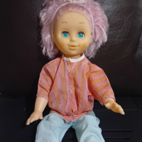 Ретро кукла с мигащи очи , снимка 4 - Антикварни и старинни предмети - 44534744
