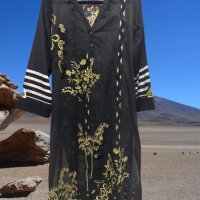 NISHAT Linen риза рокля с ефектни елементи S, снимка 3 - Рокли - 44460781