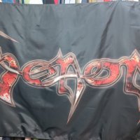 VENOM Band Logo Flag-плакат от плат 90 см на 150 см, снимка 2 - Китари - 42145734