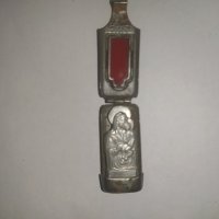 Антично религиозно немско джобно светилище с малка статуя на Дева Мария , снимка 1 - Антикварни и старинни предмети - 39015471
