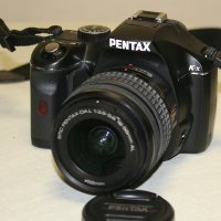 Фотоапарат Pentax K-x с обектив Pentax DAL 18-55, снимка 1 - Фотоапарати - 41478925