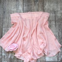 Къси светло бонбонено розови бермуди  широки къси панталони тип плажни , снимка 7 - Къси панталони и бермуди - 41349095