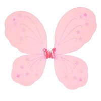 Криле на пеперуда Розови със звезди , Детски костюм, снимка 1 - Други - 39189795