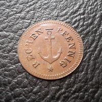 Много стара монета - / КОРАБЕН ЖЕТОН / Германия -раих пфенинг, снимка 11 - Нумизматика и бонистика - 33544852