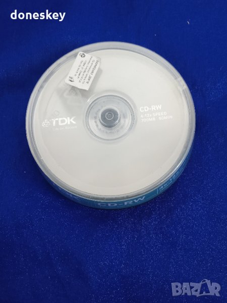 10 TDK CD-RW без запис, снимка 1