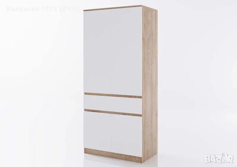 Двукрилен гардероб Класик 932, снимка 1