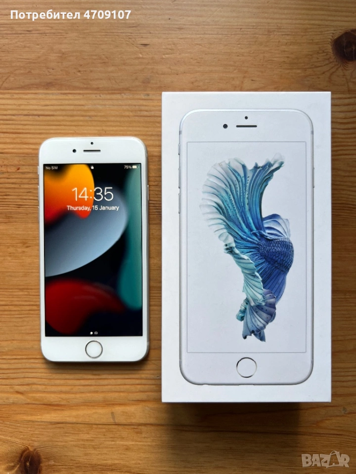 iPhone 6s 100% 64GB, снимка 1