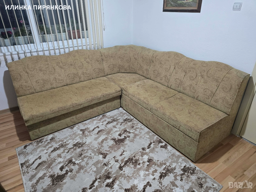 Ъглов диван за трапезария или хол, снимка 1