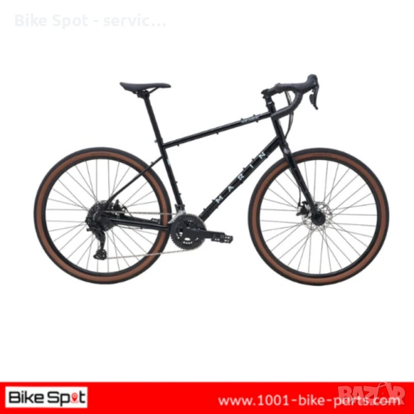 700C - M Marin Four-Corners 1 CrMo Gravel Bike Sword Black-Silver Гравъл, снимка 1