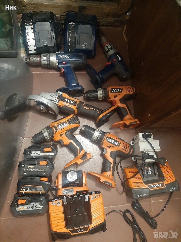 Акумулаторни машини АЕГ 18v, снимка 1
