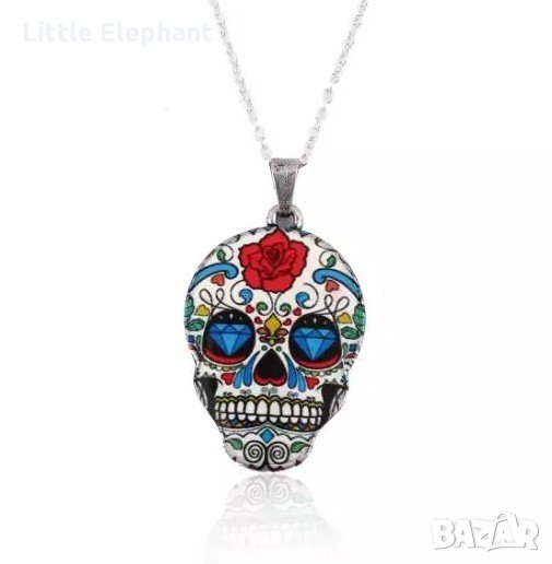 Special Edition,колие Gothic череп coloured/ново, снимка 1