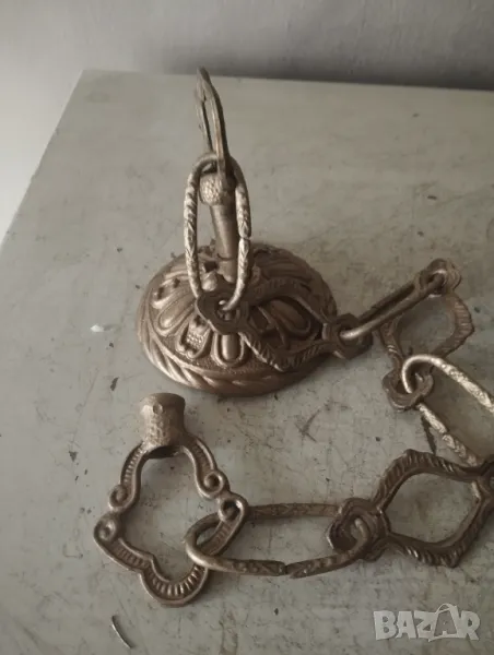 месингова розетка за полилей, снимка 1