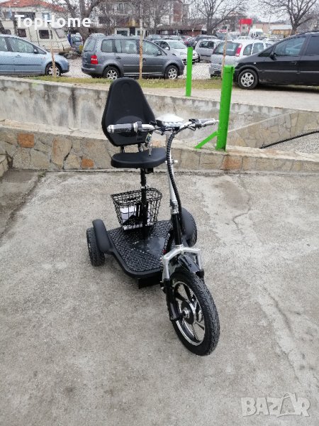 Електрическа Триколка с задно предаване A3 1200W - Черна, снимка 1