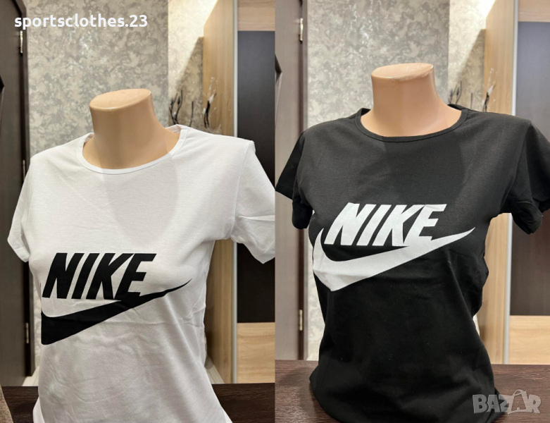 Дамски тениски Nike в бяло и черно, снимка 1