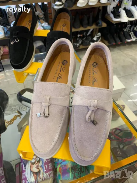 Loro Piana - Естествен Велур Дамски Маратонки , снимка 1