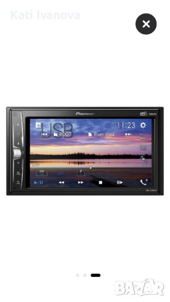 Автомобилен мултимедиен плейър Pioneer DMH-A3300DAB, 2DIN, 6.2 инча тъчскрийн, Bluetooth, 4x50W, USB, снимка 1