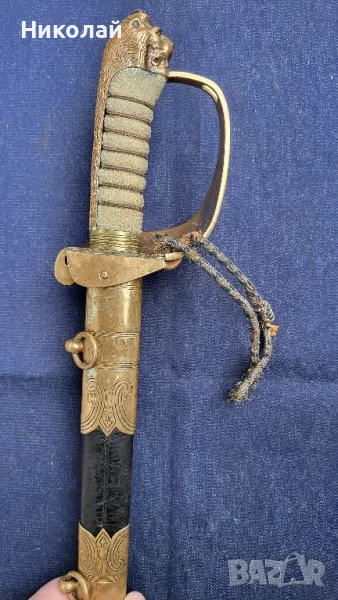 Морска, флот офицерска сабя Англия, Великобритания модел 1827, снимка 1