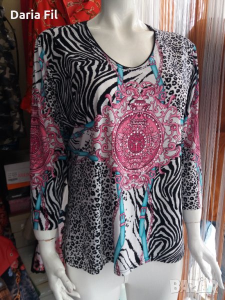 Блуза от тънко еластично трико размер 2ХЛ/3ХЛ, снимка 1