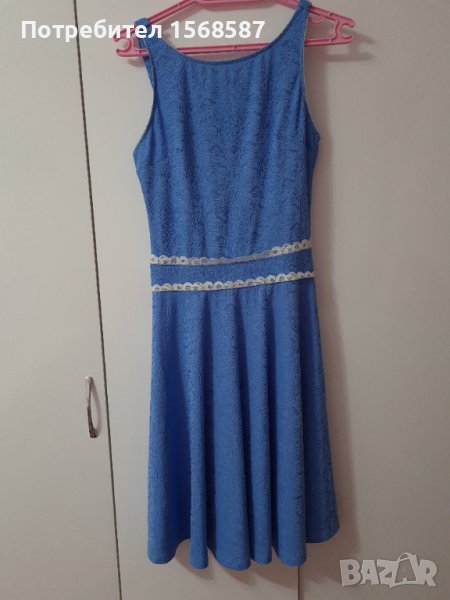 Наситено синя рокля la tenera grazia, снимка 1