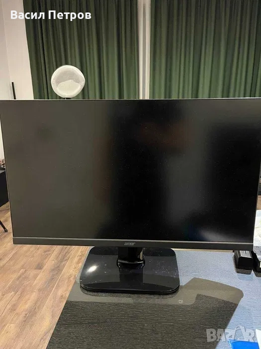 Монитор Acer KA270, 27" VA панел, 75Hz, Full HD, 1 ms, 250 cd/m2, HDMI, снимка 1