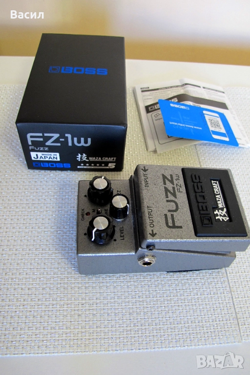 Boss Fuzz FZ-1W - Waza Craftв- 32 bit китарен ефект в гаранция, снимка 1