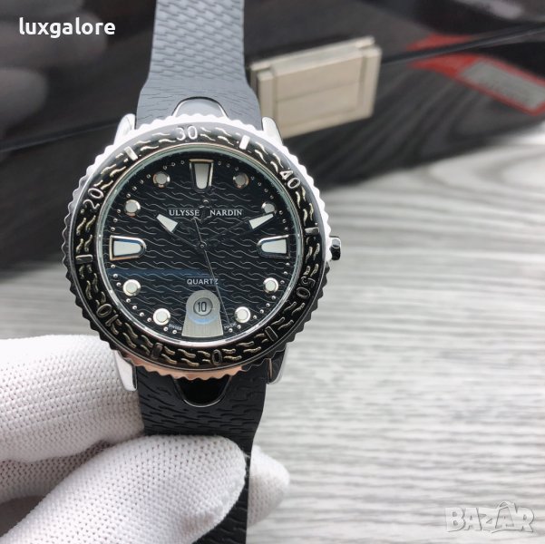 Мъжки часовник Ulysse Nardin Ladies Diver Black с кварцов механизъм, снимка 1