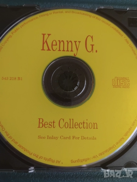 Kenny G - Best collection - матричен диск музика, снимка 1