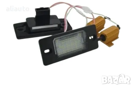 Плафони LED 3938-1 за регистрационен номер за Porsche Cayenne VW Touareg Passat Tiguan Golf, снимка 1