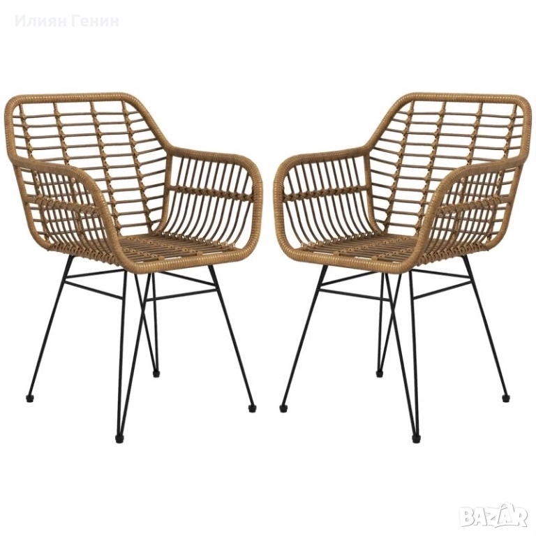 Комплект от два кухненски стола, снимка 1