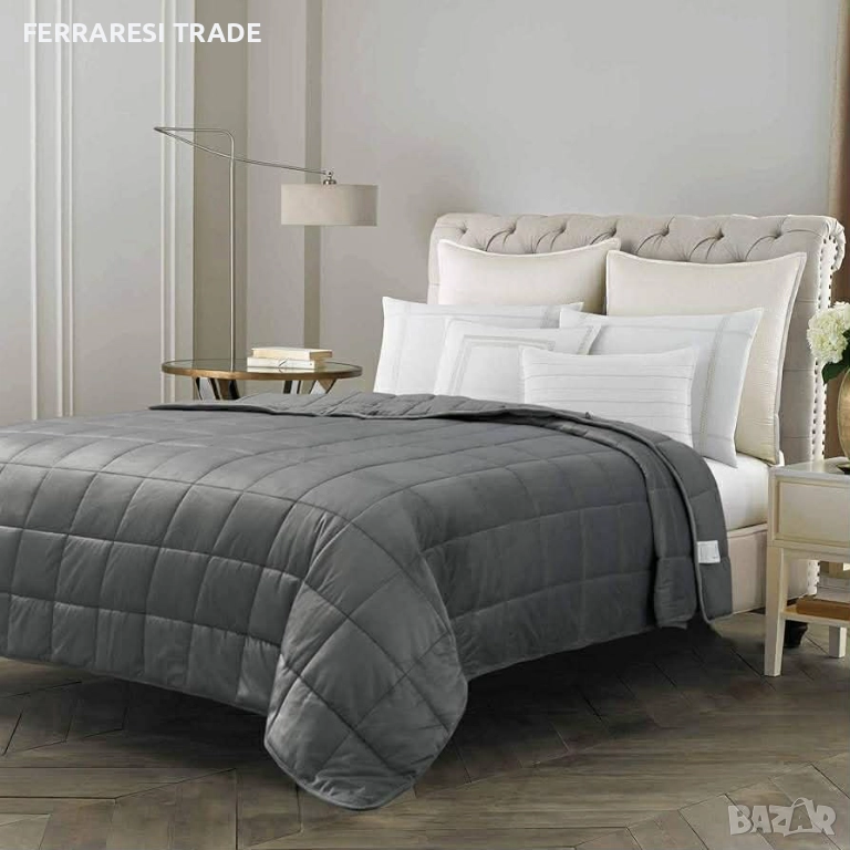 Тежко одеало / Утежнено сиво одеяло 150x200,  11 kg, снимка 1