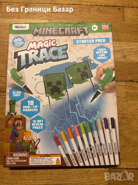 Нов Minecraft комплект за тайни съобщения – писалки и пълнители за деца, снимка 1