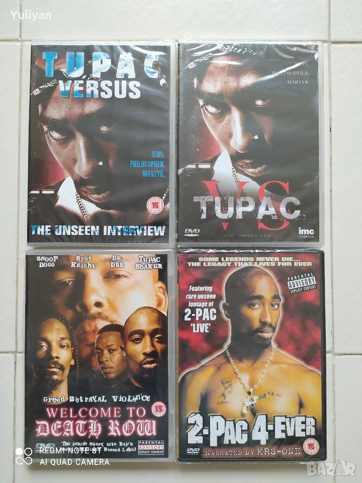 2Pac Нови Оригинални ДВДта 🔥, снимка 1