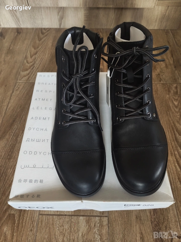 Зимни обувки от естествена кожа марка Geox, снимка 1